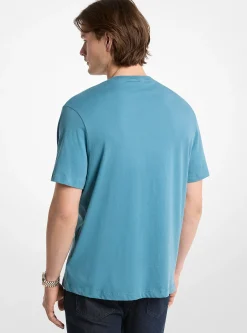 T-shirt en jersey de coton avec logo