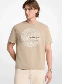 T-shirt en jersey de coton à logo cercle