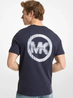 T-shirt en jersey de coton à logo graphique