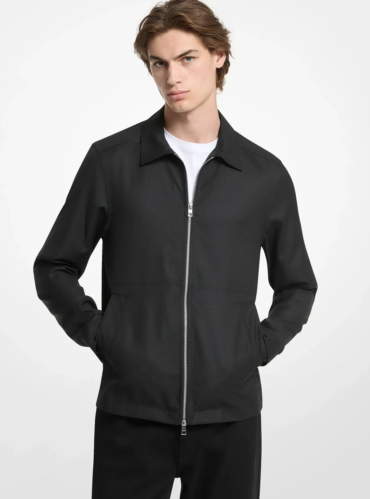 Veste chemise zippée technique
