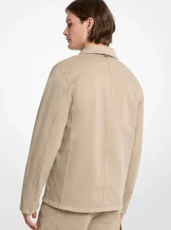 Veste de corvée en sergé de coton extensible