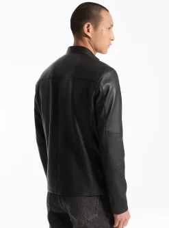 Veste de motard en cuir