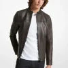 Veste de motard en cuir